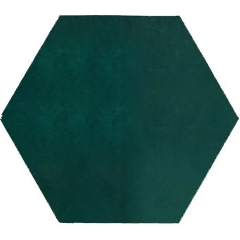 Mosaic House Moroccan tile Mosaic Hex 6x6 24 Sea Green  solid  